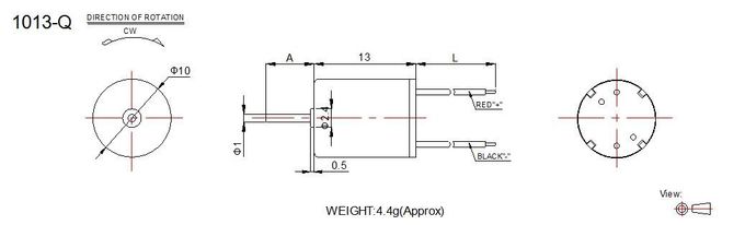 Электронные продукты вращающий момент мотора ДК 12 вольт высокий с диаметром РоХС 10мм одобрили